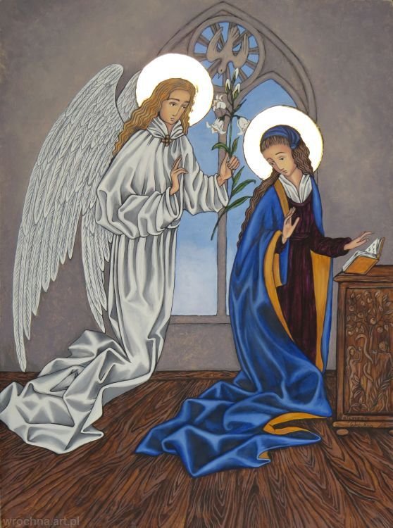 The Annunciation, 1st joyfull mystery