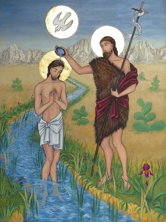 The Baptism of Christ, 1st luminous mystery
