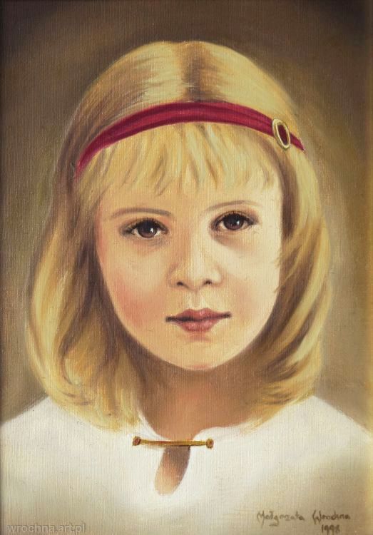 Błogosławiona Anne de Guigné, Olej na płótnie